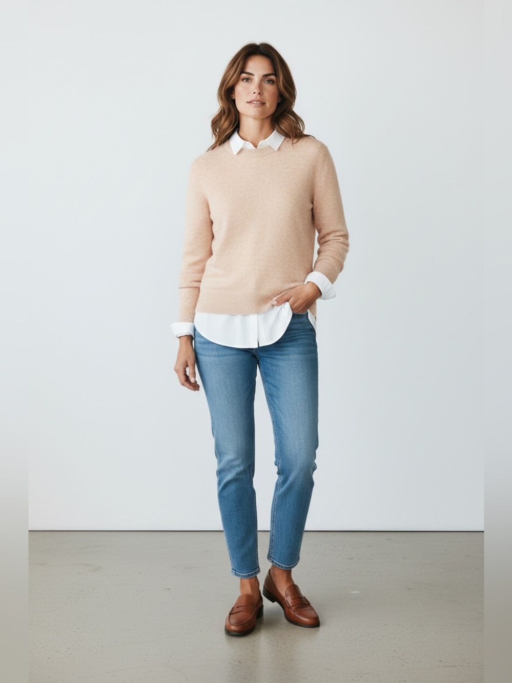J. Crew Extra Soft Wool Blend Crewneck Sweater SzM
